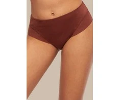 Kinga Brown Comfort P-861/2 rudos moteriškos kelnaitės su dvigubu tulu