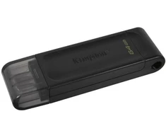 Ausinės KINGSTON 64GB USB-C 3.2 Gen1 DataTraveler 70 USB atmintinė