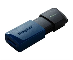 KINGSTON Exodia 64 GB USB3.2 mėlynos spalvos atmintinė