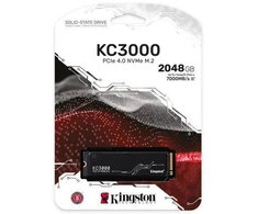 Ausinės Kingston KC3000 SSD (2TB; M.2 2280; PCIe 4.0 x4 NVMe; SKC3000D/2048G)
