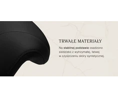 Kirpėjo taburetė su balno formos sėdyne Gabbiano D032, juoda