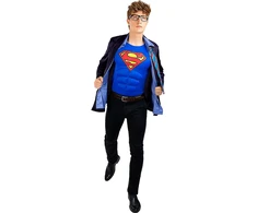 Klarko Kento (Clark Kent) kostiumas vyrams – „Supermenas“ (Superman)