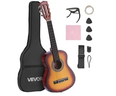 VEVOR Klasikinė gitara 780 mm, pradedančiųjų rinkinys
