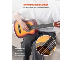 VEVOR Klasikinė gitara 780 mm, pradedančiųjų rinkinys