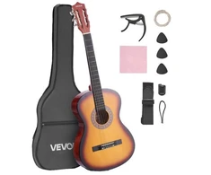 VEVOR Klasikinė gitara su priedais, saulės sprogimas