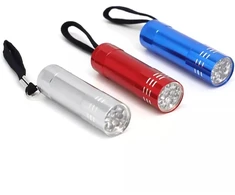 Klaviatūra 9 LED prožektorius