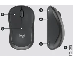 Klaviatūra Belaidis tylaus veikimo klaviatūros ir pelės rinkinys LOGITECH MK295 US