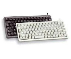 Klaviatūra CHERRY G84-4100 COMPACT KEYBOAR - US LAYOUT Baltas