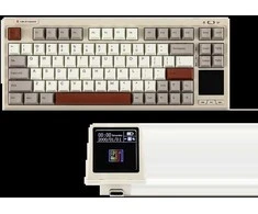 Klaviatūra Epomaker RT80 (Balta/Pilka)
