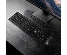 nano rs NanoRS Belaidė klaviatūra ir pelė Combo with Ergonomic Design – RS580 for Smooth and Efficient Use