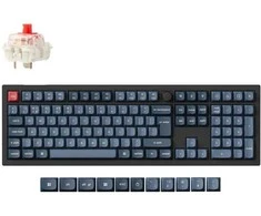 Klaviatūra Keychron V6 MAX Full Size Banana Switch Juodas