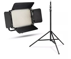 Klaviatūra LED panelinė lempa su trikoju 600 pro KIT
