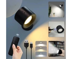 Klaviatūra Magnetinė LED sieninė lempa su pulteliu
