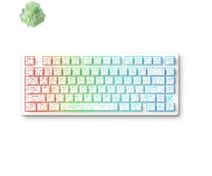 MCHOSE Jet 75 laidinė magnetinė žaidimų klaviatūra | US | Kailh God Switch | Balta Topograhic