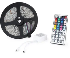 Klaviatūra RGB LED juosta 5M 16 spalvų
