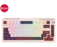 Klaviatūra Royal Kludge KZZI K75 Lite (Nezuko Violetinė)