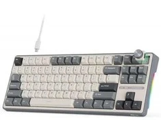 Klaviatūra Royal Kludge R87 Pro (Balta/Pilka)