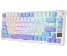 Klaviatūra Royal Kludge RK M75 (Taro Milk)