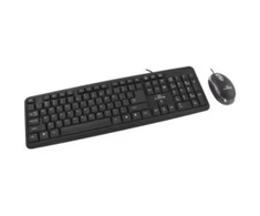 Klaviatūra TITANUM TK106 klaviatūros ir pelės komplektas (USB 2.0; (US); juoda; optinė)