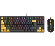 Ausinės TRACER GAMEZONE klaviatūros ir pelės rinkinys HORNET87 USB
