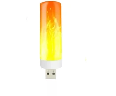 Klaviatūra USB liepsnos imitacijos LED