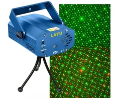 Klaviatūra Žalios + raudonos spalvos lazerinis projektorius lazeris