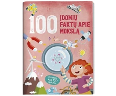 KNYGA 100 įdomių faktų apie mokslą. Daugiau nei 150 lipdukų.