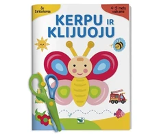 KNYGA Kerpu ir klijuoju. 4-5 metų vaikams. Su žirklutėmis.
