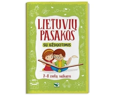 KNYGA Lietuvių pasakos su užduotimis 7-8 metų vaikams