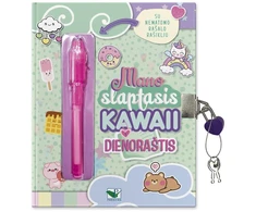 KNYGA Mano slaptasis KAWAII dienoraštis. Su nematomu rašalu ir linksmomis užduotimis.