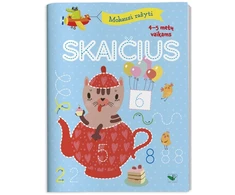 KNYGA Mokausi rašyti skaičius 4-5 metų vaikams.