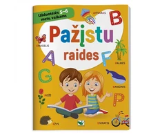 KNYGA Pažįstu raides. Užduotys 5-6 metų vaikams.