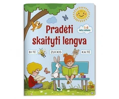 KNYGA Pradėti skaityti lengva 5-6 metų vaikams.