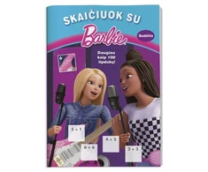 KNYGA Skaičiuok su Barbie. Sudėtis. Daugiau nei 100 lipdukų.