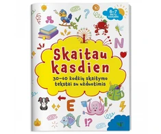 KNYGA Skaitau kasdien. 30-60 žodžių skaitymo tekstai su užduotimis.