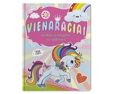 KNYGA Vienaragiai. Užduočių knygelė su lipdukais.