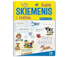 KNYGA Žinoma! Štai keletas pavyzdžių, kaip sudėti skiemenis į žodžius, skirti 5-6 metų vaikams, su atsakymais: 1. Ma - ma - šas (mašinas) 2. Sa - ba - ly - na (sabalina) 3. Pu - šy - ti (pušyti) 4. Ka - tė - ly - nas (katėlinas) 5. Dė - lė - lė (dėlelė) Atsakymai: 1. Mašinas 2. Sabalina 3. Pušyti 4. Katėlinas 5. Dėlelė