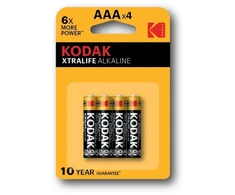 KODAK XTRALIFE ALKALINE LR3 BATERIJOS, lizdinė pakuotė [4 vnt.]