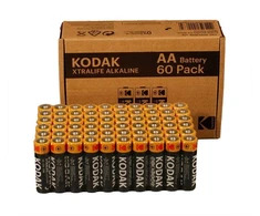 KODAK XTRALIFE šarminės baterijos AA LR6, 60 vnt.