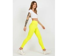 Kojinės fluo geltonos spalvos