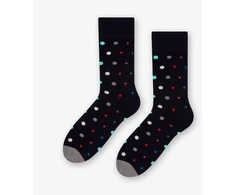 Kojinės Mix Dots 139-051 Tamsiai tamsiai mėlyna
