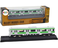 Lean Toys Kolekcinis Metalinis Traukinio Vagonas 1:48, Sidabrinis