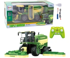 Lean Toys Nuotoliniu būdu valdomas kombainas su šoninėmis žoliapjovėmis