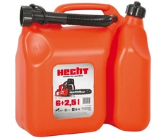 Kombinuotas kuro kanistras Hecht Kombi, 6 l + 2,5 l