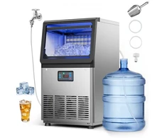 Komercinis ledo gaminimo aparatas VEVOR LB70TB-D, 41 kg/24h
