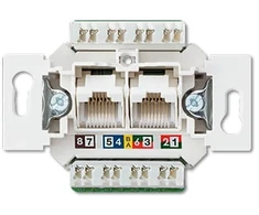 Kompiuterinis lizdas JUNG EPUAE8-8UPOK6US (CAT 6, 2xRJ45)