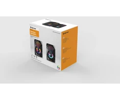 Kompiuterio kolonėlės Žaidimų kolonėlės 2.0 su RGB apšvietimu Denver GAS-500, 2 × 3 W RMS