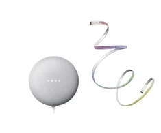 Komplektas- išmanusis garsiakalbis GOOGLE NEST + 6W SMART FLEX LED juosta, 1,8m