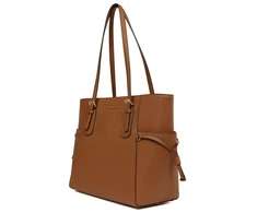 Koniakowa skórzana torebka shopper Michael Kors 35S5GV6T7L