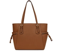 Koniakowa skórzana torebka shopper Michael Kors 35S5GV6T7L